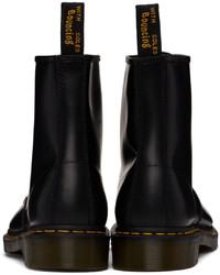 Bottes de loisirs en cuir noires Dr. Martens