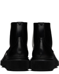 Bottes de loisirs en cuir noires ADIEU