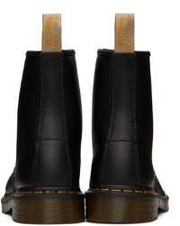 Bottes de loisirs en cuir noires Dr. Martens