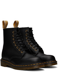 Bottes de loisirs en cuir noires Dr. Martens