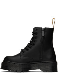 Bottes de loisirs en cuir noires Dr. Martens