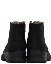 Bottes de loisirs en cuir noires Miharayasuhiro