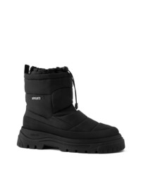 Bottes de loisirs en cuir noires Axel Arigato