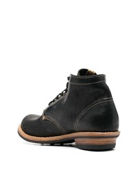 Bottes de loisirs en cuir noires VISVIM