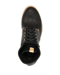 Bottes de loisirs en cuir noires VISVIM