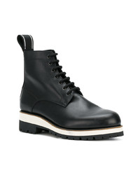 Bottes de loisirs en cuir noires DSQUARED2