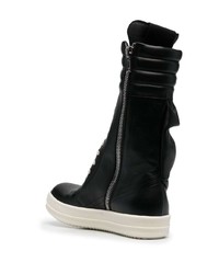 Bottes de loisirs en cuir noires Rick Owens