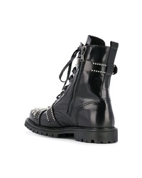 Bottes de loisirs en cuir noires Christian Pellizzari