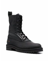 Bottes de loisirs en cuir noires Common Projects