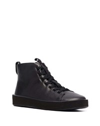 Bottes de loisirs en cuir noires Camper