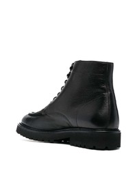 Bottes de loisirs en cuir noires Doucal's