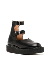 Bottes de loisirs en cuir noires Comme Des Garcons Homme Plus