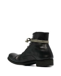 Bottes de loisirs en cuir noires A Diciannoveventitre