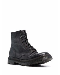 Bottes de loisirs en cuir noires Premiata