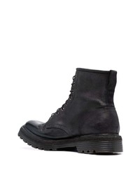 Bottes de loisirs en cuir noires Premiata