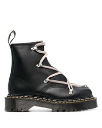 Bottes de loisirs en cuir noires Dr. Martens