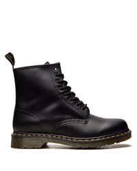 Bottes de loisirs en cuir noires Dr. Martens