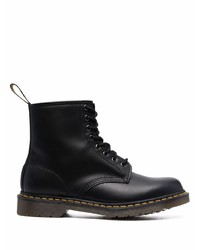 Bottes de loisirs en cuir noires Dr. Martens