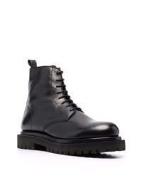 Bottes de loisirs en cuir noires Officine Creative