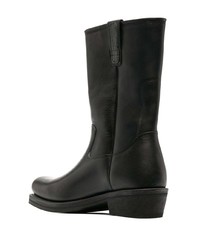 Bottes de loisirs en cuir noires Our Legacy