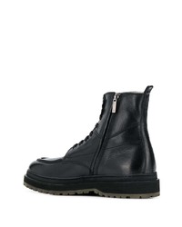 Bottes de loisirs en cuir noires Henderson Baracco