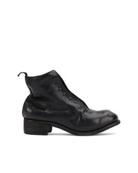 Bottes de loisirs en cuir noires Guidi