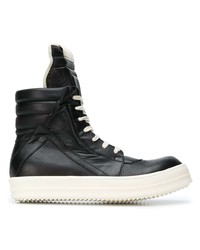 Bottes de loisirs en cuir noires Rick Owens