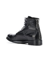 Bottes de loisirs en cuir noires Officine Creative