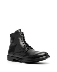 Bottes de loisirs en cuir noires Officine Creative