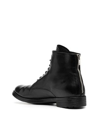 Bottes de loisirs en cuir noires Officine Creative