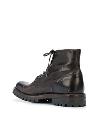 Bottes de loisirs en cuir noires Officine Creative