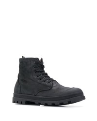 Bottes de loisirs en cuir noires Officine Creative