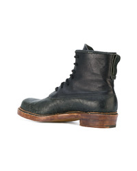 Bottes de loisirs en cuir noires Sebastian Tarek