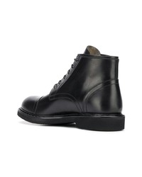 Bottes de loisirs en cuir noires Premiata