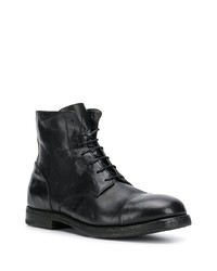 Bottes de loisirs en cuir noires Premiata