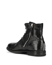 Bottes de loisirs en cuir noires Premiata