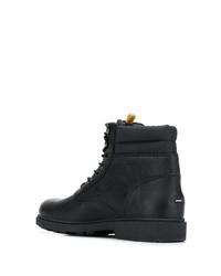 Bottes de loisirs en cuir noires Tommy Jeans