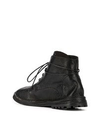 Bottes de loisirs en cuir noires Marsèll