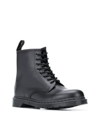 Bottes de loisirs en cuir noires Dr. Martens