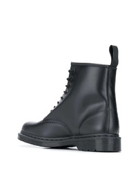 Bottes de loisirs en cuir noires Dr. Martens