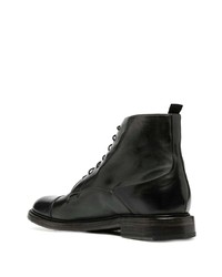 Bottes de loisirs en cuir noires Silvano Sassetti