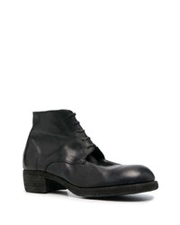 Bottes de loisirs en cuir noires Guidi