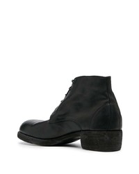 Bottes de loisirs en cuir noires Guidi