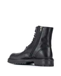 Bottes de loisirs en cuir noires Ann Demeulemeester