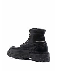 Bottes de loisirs en cuir noires Moma