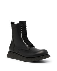 Bottes de loisirs en cuir noires Rick Owens