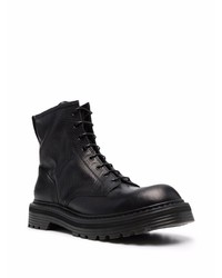 Bottes de loisirs en cuir noires Premiata