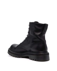 Bottes de loisirs en cuir noires Premiata