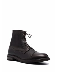 Bottes de loisirs en cuir noires Fratelli Rossetti