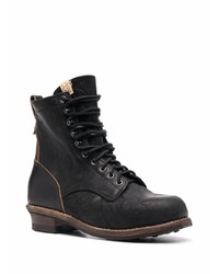 Bottes de loisirs en cuir noires VISVIM